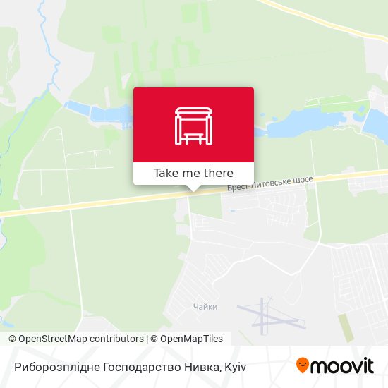 Карта Риборозплідне Господарство Нивка