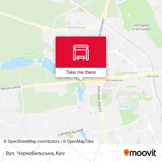 Карта Вул. Чорнобильська
