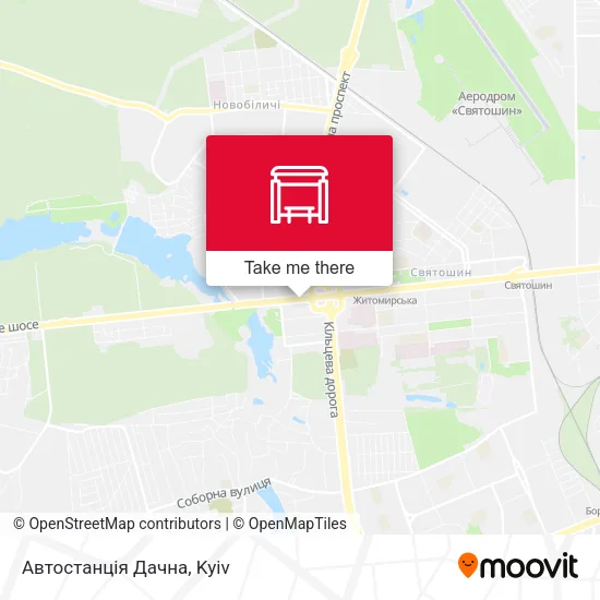 Карта Автостанція Дачна