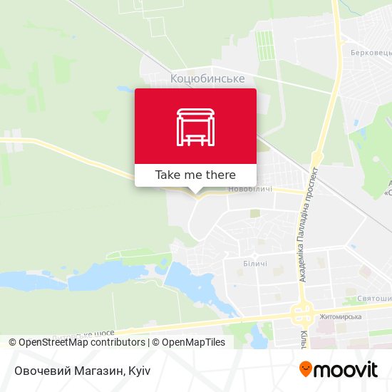 Овочевий Магазин map