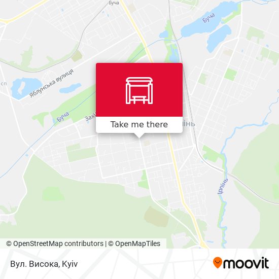 Вул. Висока map