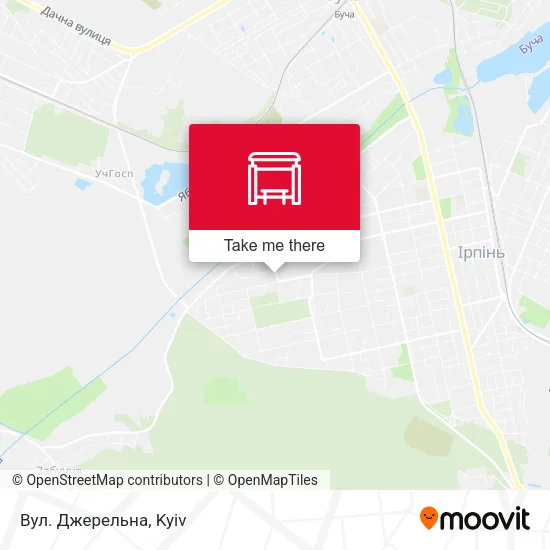 Карта Вул. Джерельна