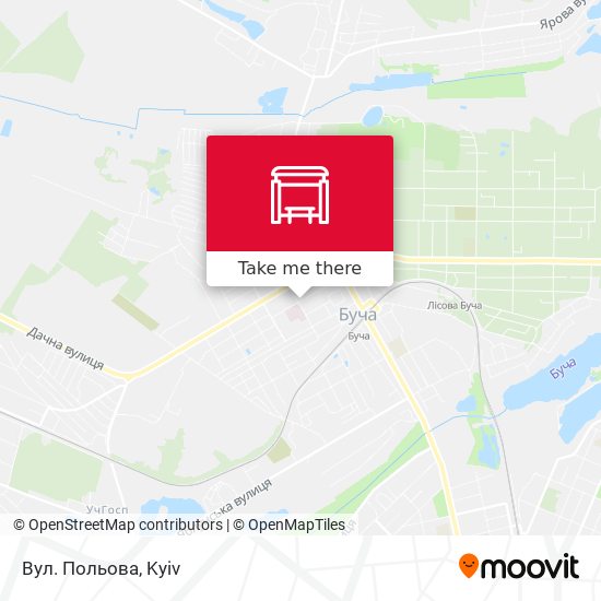 Вул. Польова map
