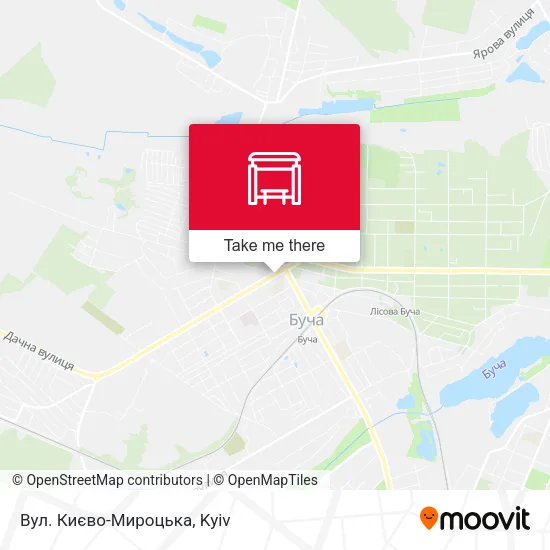 Карта Вул. Києво-Мироцька