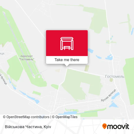 Військова Частина map