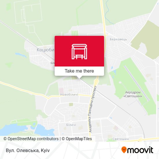 Карта Вул. Олевська