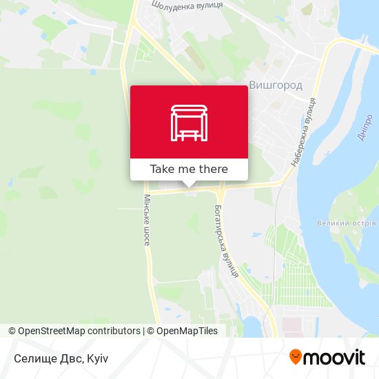 Селище Двс map