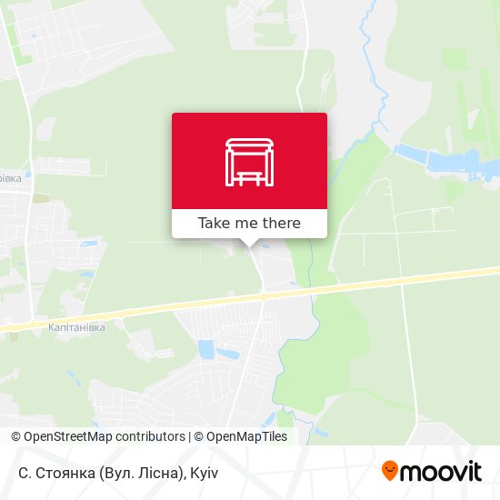 С. Стоянка (Вул. Лісна) map