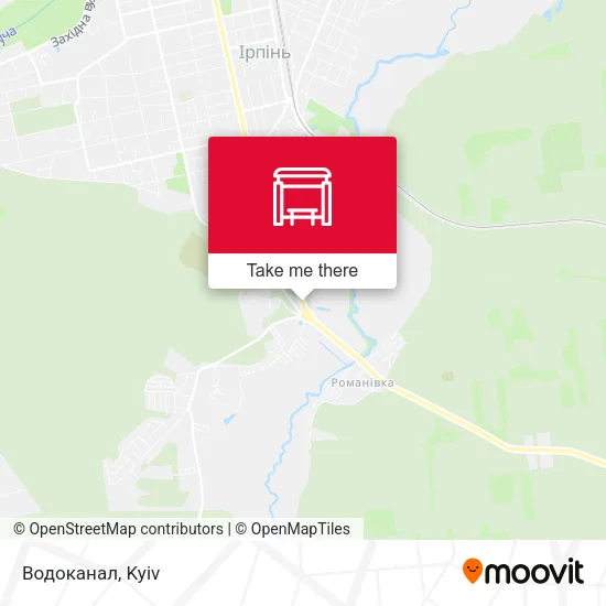 Карта Водоканал