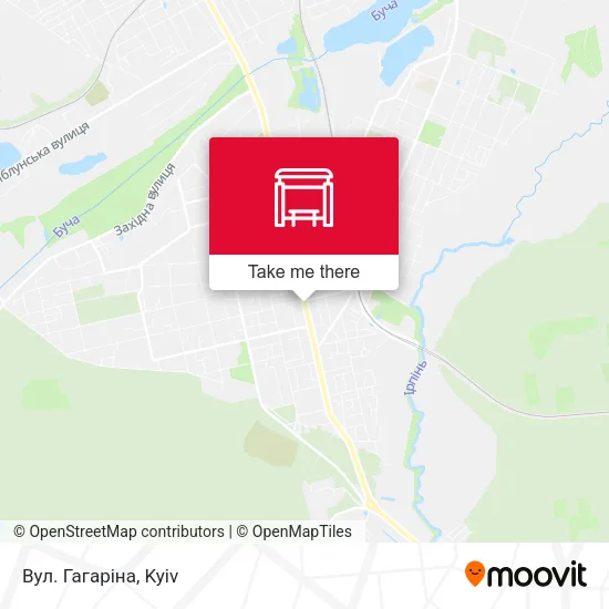 Вул. Гагаріна map