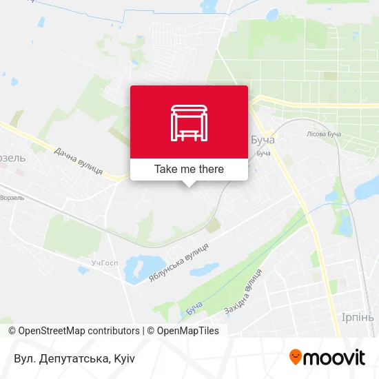 Карта Вул. Депутатська