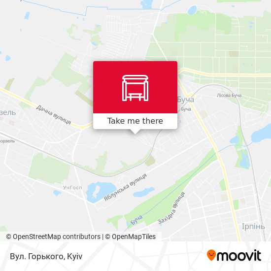 Вул. Горького map
