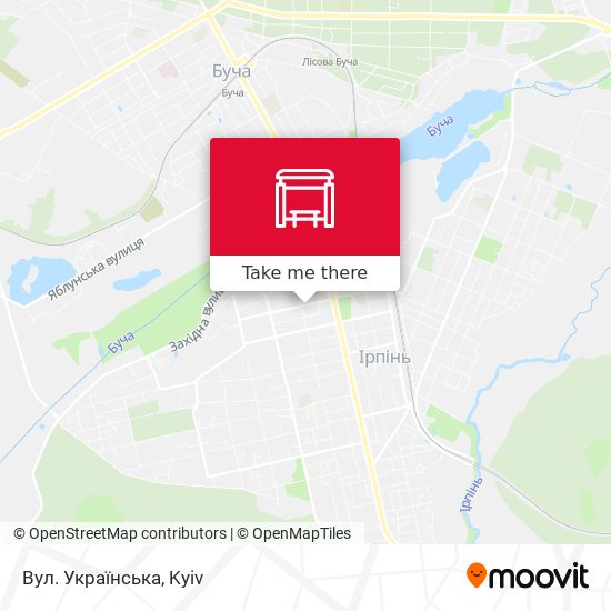 Вул. Українська map