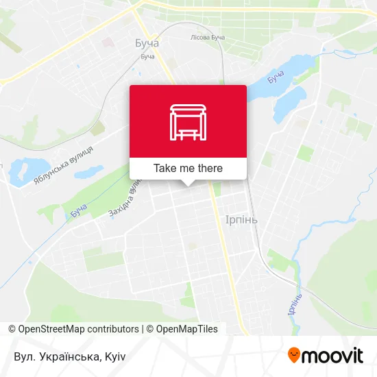 Карта Вул. Українська