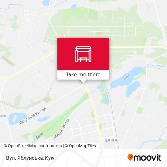 Вул. Яблунська map