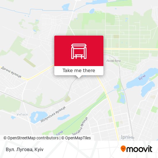 Вул. Лугова map