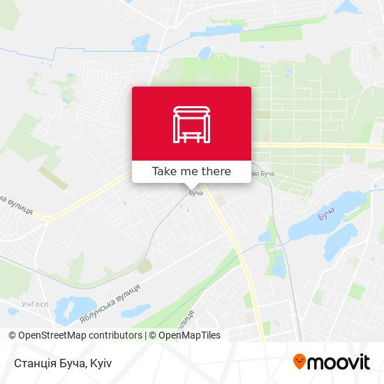 Станція Буча map
