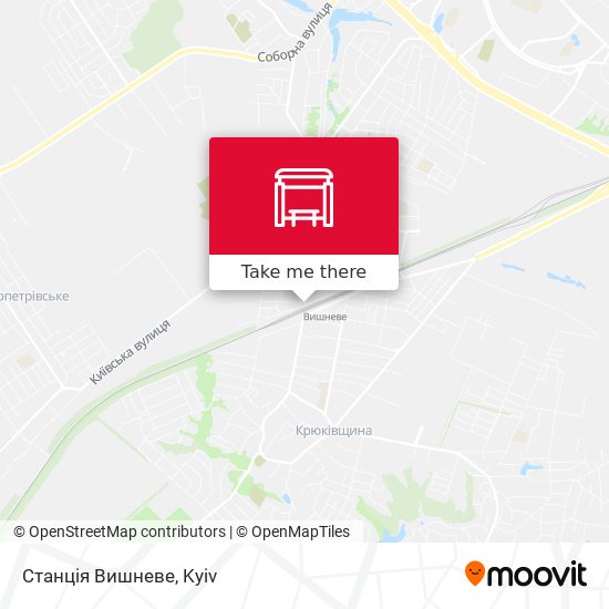 Станція Вишневе map