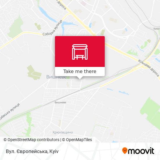 Вул. Європейська map
