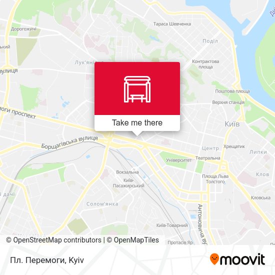 Карта Пл. Перемоги