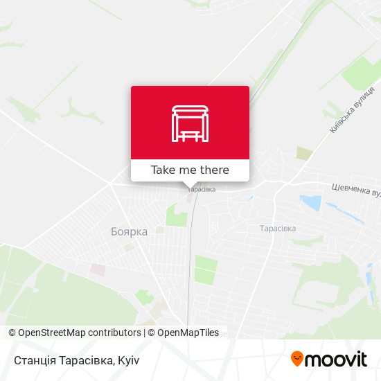 Станція Тарасівка map