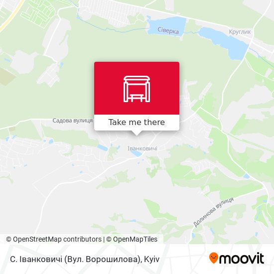 С. Іванковичі (Вул. Ворошилова) map