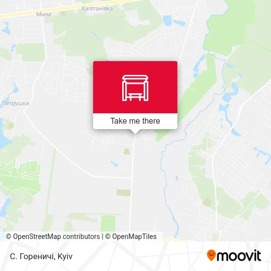 Карта С. Гореничі
