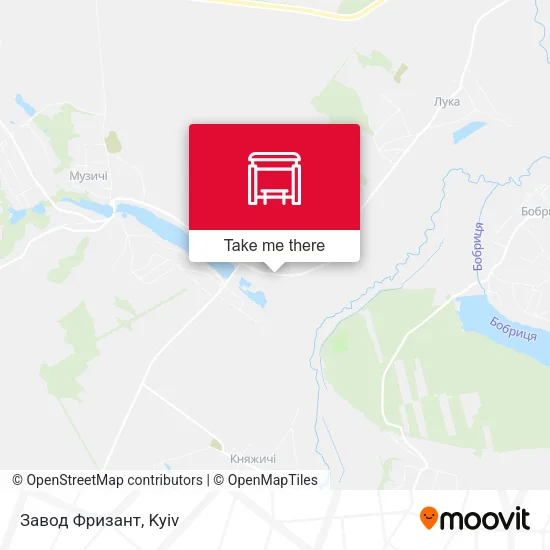 Карта Завод Фризант