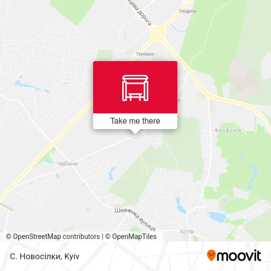 Карта С. Новосілки