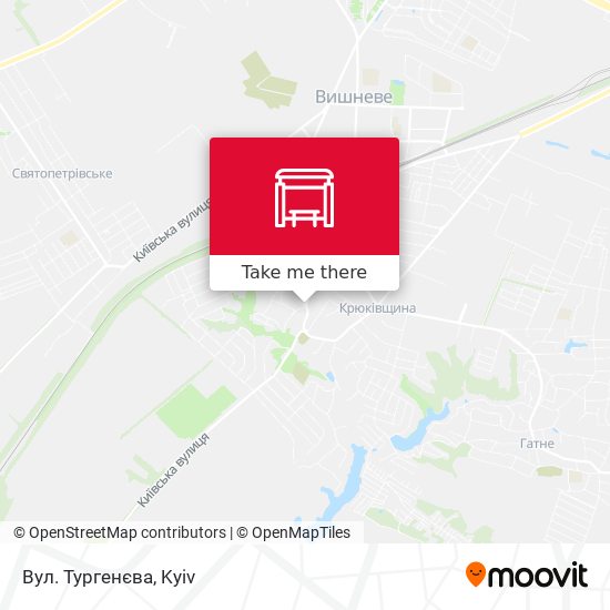 Вул. Тургенєва map