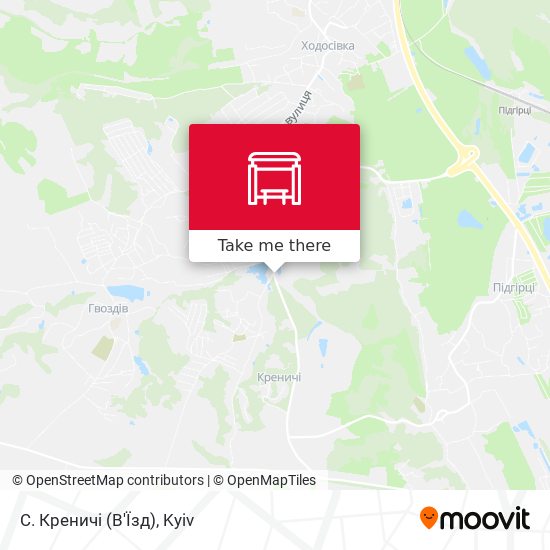 С. Креничі (В'Їзд) map