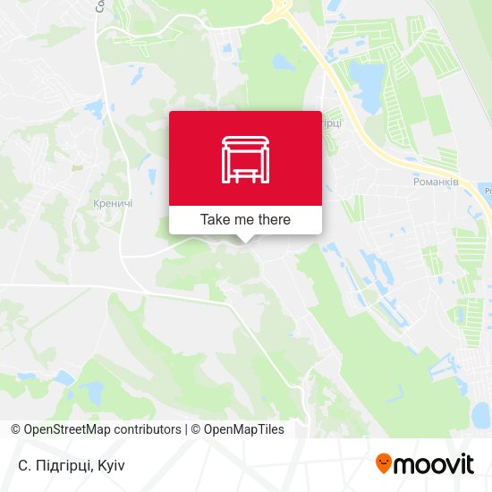 Карта С. Підгірці