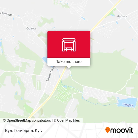 Вул. Гончарна map