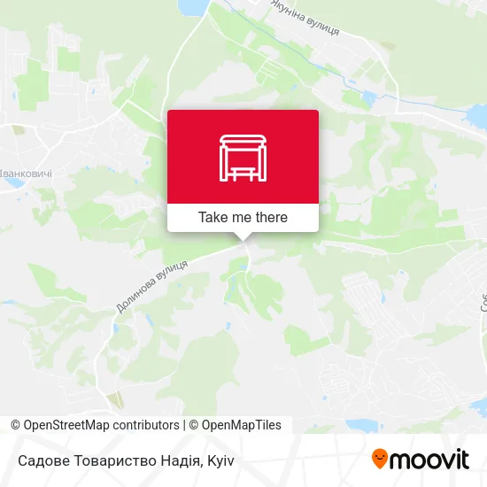 Садове Товариство Надія map