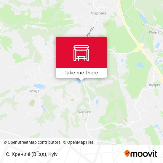 С. Креничі (В'Їзд) map