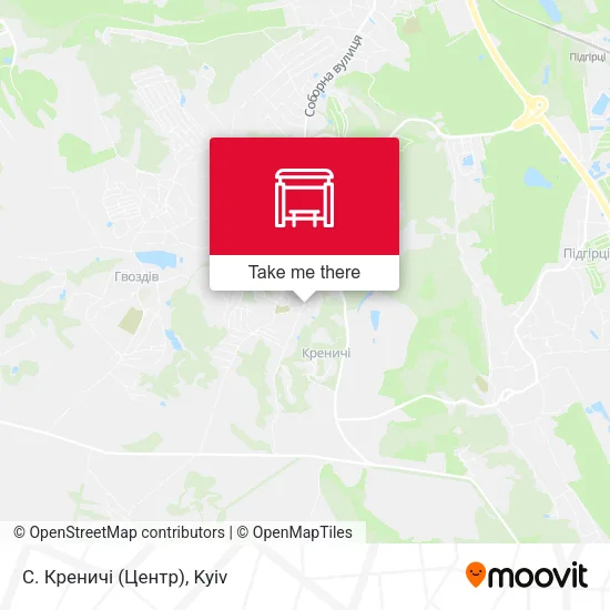 Карта С. Креничі (Центр)
