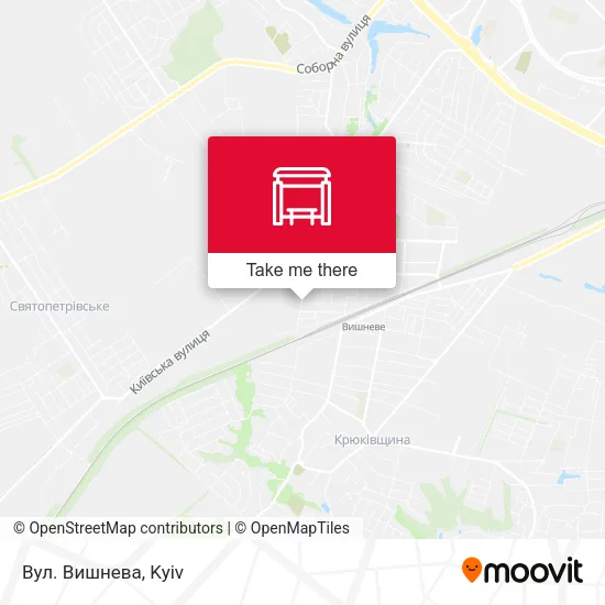 Карта Вул. Вишнева