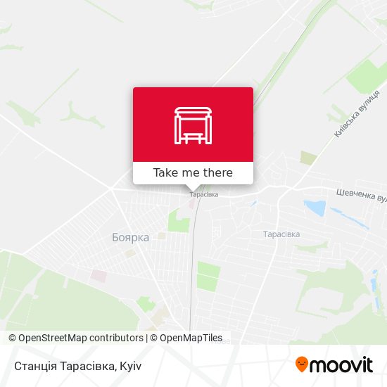 Станція Тарасівка map