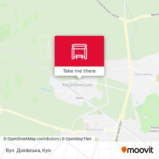 Вул. Доківська map