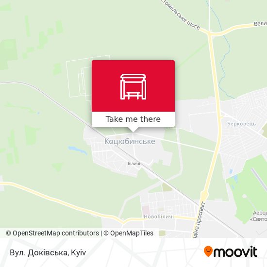 Вул. Доківська map