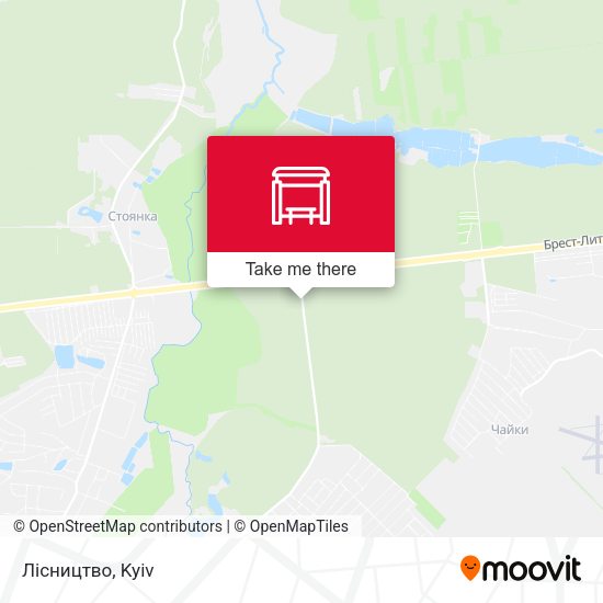 Карта Лісництво
