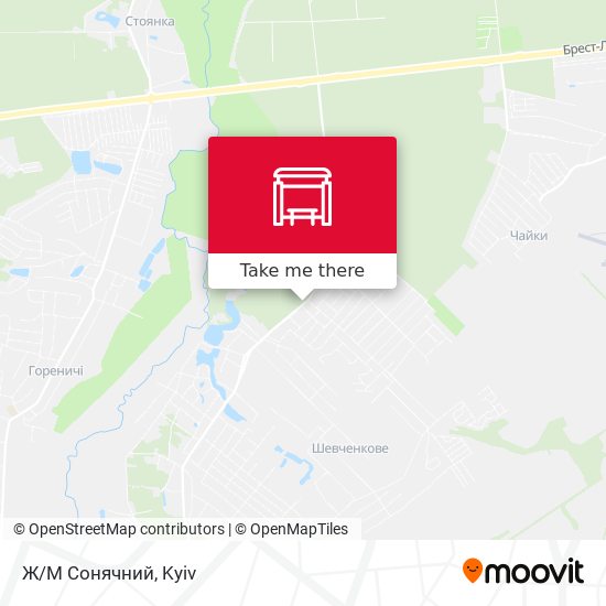 Ж/М Сонячний map
