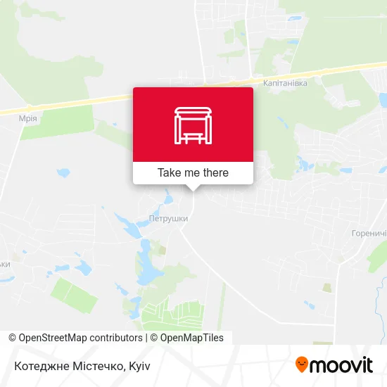 Карта Котеджне Містечко