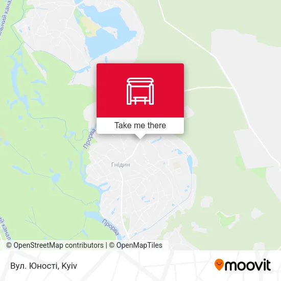 Карта Вул. Юності
