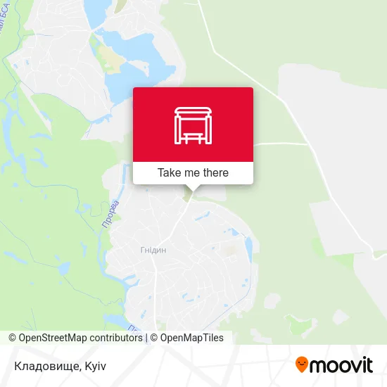Карта Кладовище