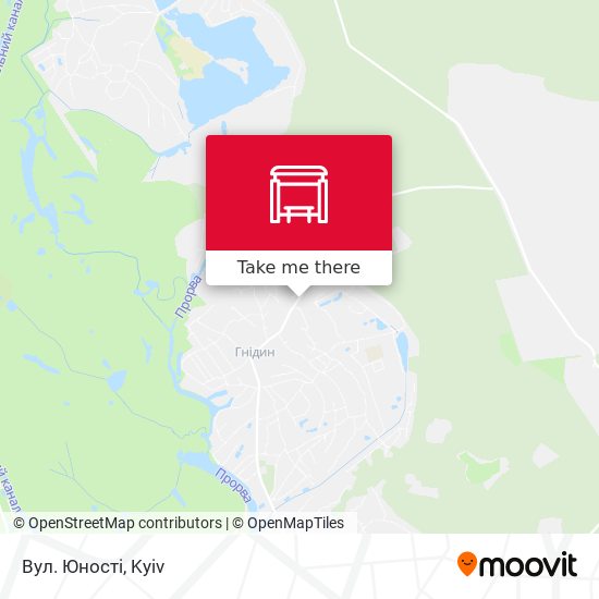 Вул. Юності map