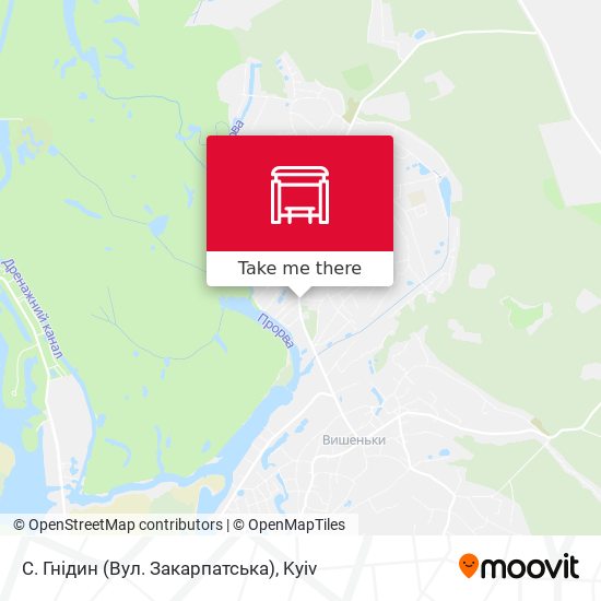 С. Гнідин (Вул. Закарпатська) map