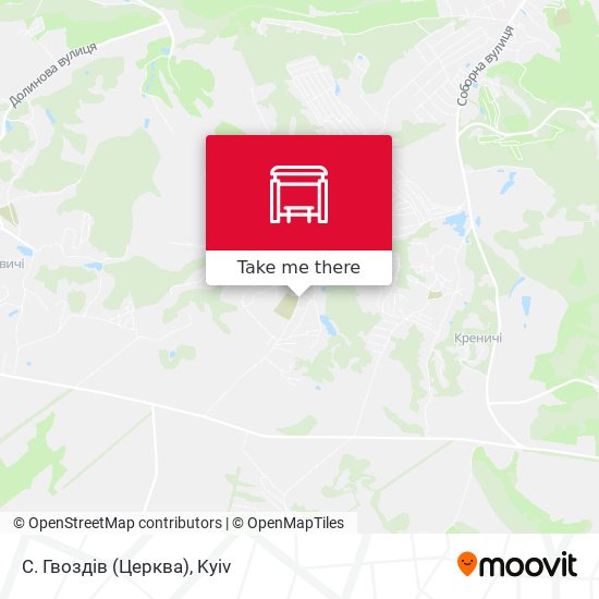 С. Гвоздів (Церква) map