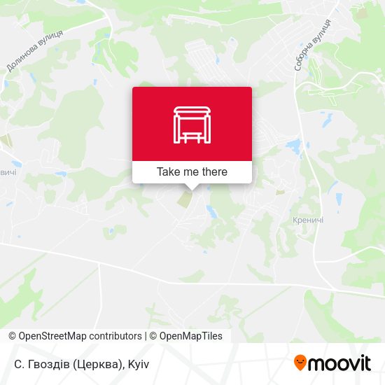 Карта С. Гвоздів (Церква)