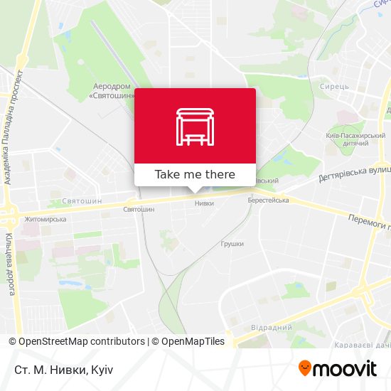 Ст. М. Нивки map